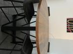Hoge tafel + 4 barstoelen, Huis en Inrichting, Ophalen, 100 tot 150 cm, Rond, Zo goed als nieuw
