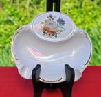 cendrier en porcelaine de Bruxelles bouquet coloré, Antiquités & Art, Enlèvement ou Envoi