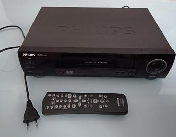 Philips VR 600 Nicam HiFi stereo turbo drive, Audio, Tv en Foto, Videospelers, Ophalen of Verzenden, Zo goed als nieuw, VHS-speler of -recorder