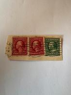 Vintage postzegels USA 1908-1922 George Washington Franklin, Ophalen of Verzenden