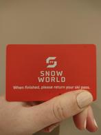 180min toegang Snowworld Terneuzen, Verzenden