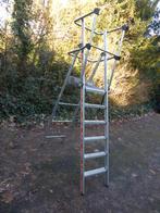 bordestrap trapladder tubesca raptor 6 treden in goede staat, Enlèvement, Utilisé, Pliable ou rétractable/escamotable