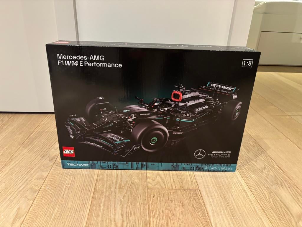 Mercedes formule 1 auto lego, Kinderen en Baby's, Ophalen of Verzenden, Nieuw, Complete set, Lego