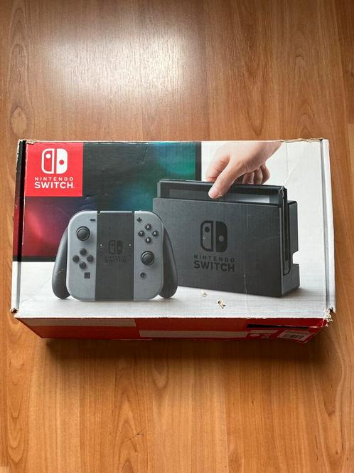Nintendo Switch Console Complete Set (Zwart), Games en Spelcomputers, Spelcomputers | Nintendo Switch, Gebruikt, Switch Original