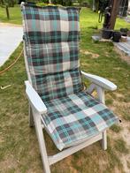 4 verstelbare stoelen met kussens, Tuin en Terras, Tuinmeubel-accessoires, Ophalen, Gebruikt