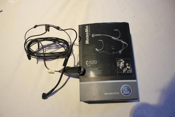 Headset microfoon AKG C 520, Muziek en Instrumenten, Microfoons, Gebruikt, Zangmicrofoon, Ophalen