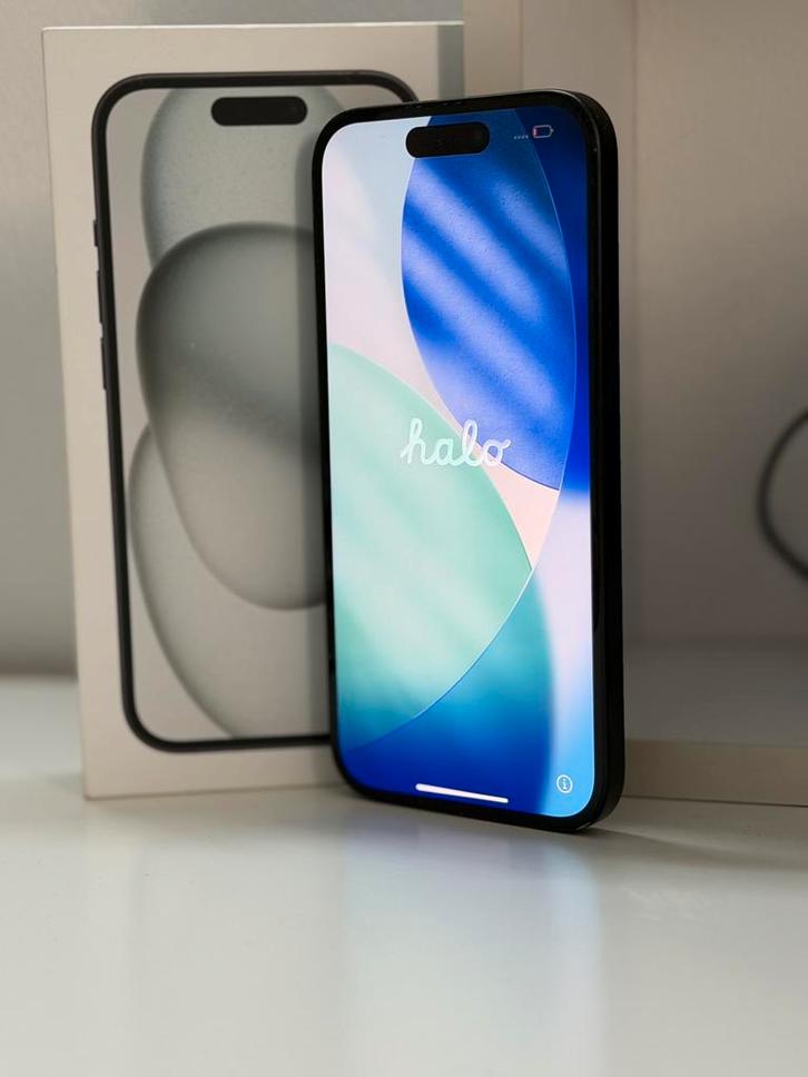 Iphone 15 black 128gb, Telecommunicatie, Mobiele telefoons | Apple iPhone, Zo goed als nieuw, iPhone 15, Ophalen