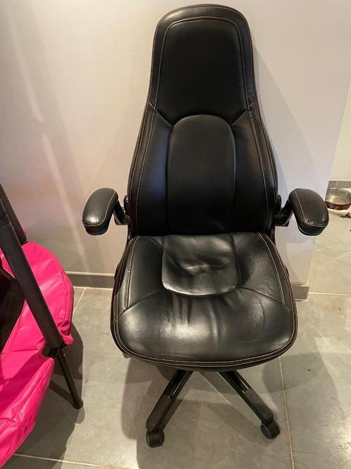 Bureaustoel, Huis en Inrichting, Bureaustoelen, Gebruikt, Bureaustoel, Zwart, Ergonomisch, Gaming bureaustoel, Ophalen