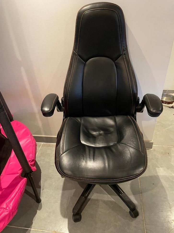 Bureaustoel, Maison & Meubles, Chaises de bureau, Utilisé, Chaise de bureau, Noir, Ergonomique, Chaise de bureau de gaming, Enlèvement