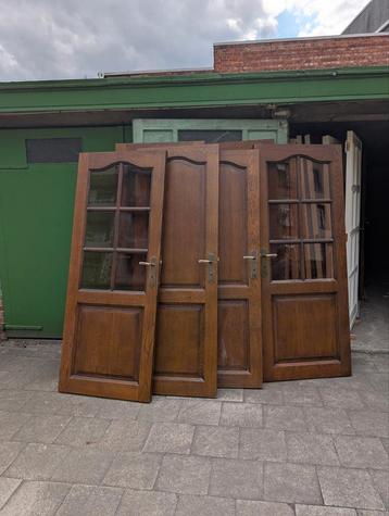 Binnendeuren Massief Eik incl. sloten, scharnieren en klinke beschikbaar voor biedingen