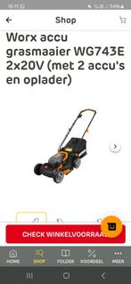 Grasmachine worx, Tuin en Terras, Grasmaaiers, Ophalen, Cirkelmaaier, Zo goed als nieuw, 30 t/m 39 cm