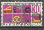 Duitsland Bundespost 1968 - Yvert 418 - Ambachten (ST), Timbres & Monnaies, Timbres | Europe | Allemagne, Affranchi, Envoi