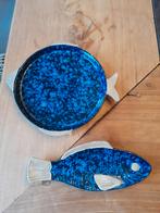 2 bols/assiettes motif poisson Kitchen Trend, Maison & Meubles, Enlèvement ou Envoi