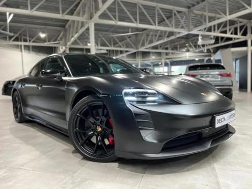 Porsche Taycan 93.4 kWh GTS Sport Turismo * Pano * BOSE * Ch, Auto's, Porsche, Bedrijf, Te koop, Taycan, 4x4, Bluetooth, Elektrische koffer