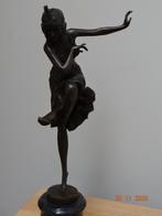 bronze Chiparus signé et tamponné (danseur), Antiquités & Art, Antiquités | Bronze & Cuivre, Bronze, Enlèvement ou Envoi