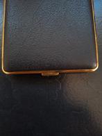 Retro sigaretten box zwart goud kleur mooi intact, Ophalen of Verzenden