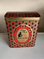 Oud vintage blikken doos van zwarte kat, Verzamelen, Ophalen of Verzenden, Zo goed als nieuw