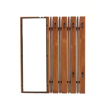 Vintage kapstok met spiegel jaren '60 '70 midcentury design beschikbaar voor biedingen