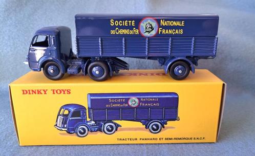 Dinky Atlas _ ref.32AB _ Tracteur PANHARD "S.N.C.F", Hobby en Vrije tijd, Modelauto's | 1:43, Zo goed als nieuw, Bus of Vrachtwagen