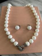 Zilveren det met parel, Ophalen of Verzenden, Zo goed als nieuw