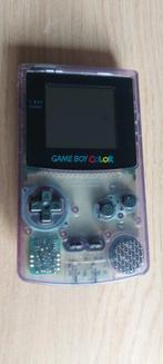Gameboy color purple clear, Consoles de jeu & Jeux vidéo, Consoles de jeu | Nintendo Game Boy, Comme neuf, Enlèvement ou Envoi