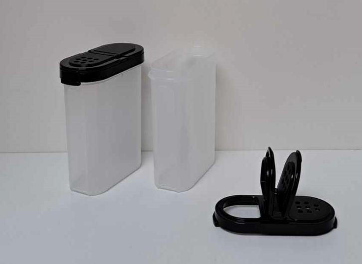 Tupperware™ « Kruidenpotjes 250 ml » x 2, Huis en Inrichting, Keuken | Tupperware, Nieuw, Bus of Trommel, Wit, Verzenden