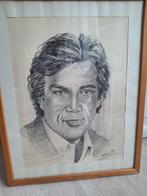handgetekend portret van Will Tura in 1979, Ophalen