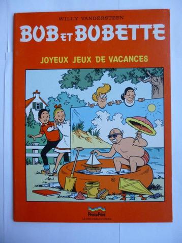 BOB ET BOBETTE PRESTOPRINT"JOYEUX JEUX DE VACANCES"UIT 1988 disponible aux enchères