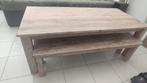 Eetplaats (tafel + 2 banken) - vol hout/ William Winston Col, Ophalen