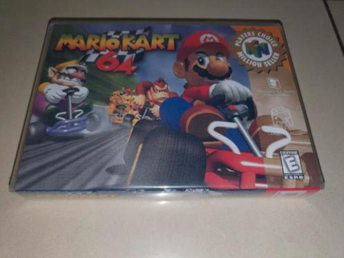 Mario Kart 64 (2) N64 Game Case, Games en Spelcomputers, Games | Nintendo 64, Zo goed als nieuw, Verzenden