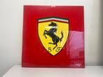 Ferrari reclamebord metaal, Verzamelen, Reclamebord, Gebruikt, Ophalen of Verzenden