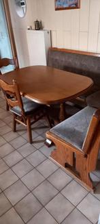 Eethoek, Huis en Inrichting, Ophalen, Gebruikt, 100 tot 150 cm, Eikenhout