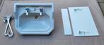 Vintage badkamer wastafel jaren 60 met Grohe kranen, Huis en Inrichting, Ophalen