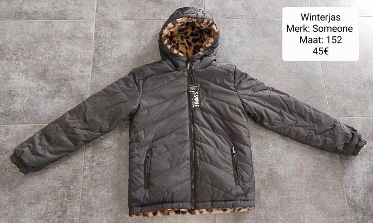 Winterjas meisje: Awesome maat 152 (NIEUW + LABEL), Kinderen en Baby's, Kinderkleding | Maat 152, Nieuw, Meisje, Jas, Ophalen of Verzenden