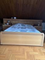 Tweepersoonsbed, Ophalen, Beige, Tweepersoons, Zo goed als nieuw