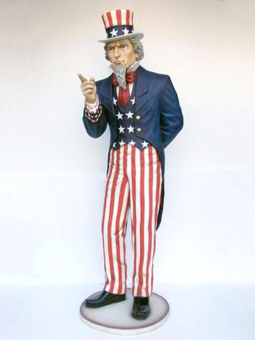 Uncle Sam 8 ft beeld - 253 cm beschikbaar voor biedingen