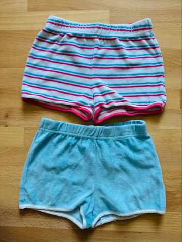 Short badstof (set van 2) 110/116 beschikbaar voor biedingen