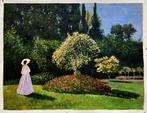 Olieverfreproductie Monet: Vrouw in de tuin, Verzenden