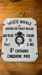 Plaque émaillée société royale 1936, Enlèvement ou Envoi