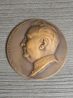 medaille Burgemeester Brussel Baron Van de Meulebroeck, Ophalen of Verzenden