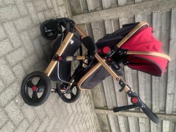 Mio Amore 3 in 1 kinderwagen Veneto incl. autostoel (Rood) beschikbaar voor biedingen
