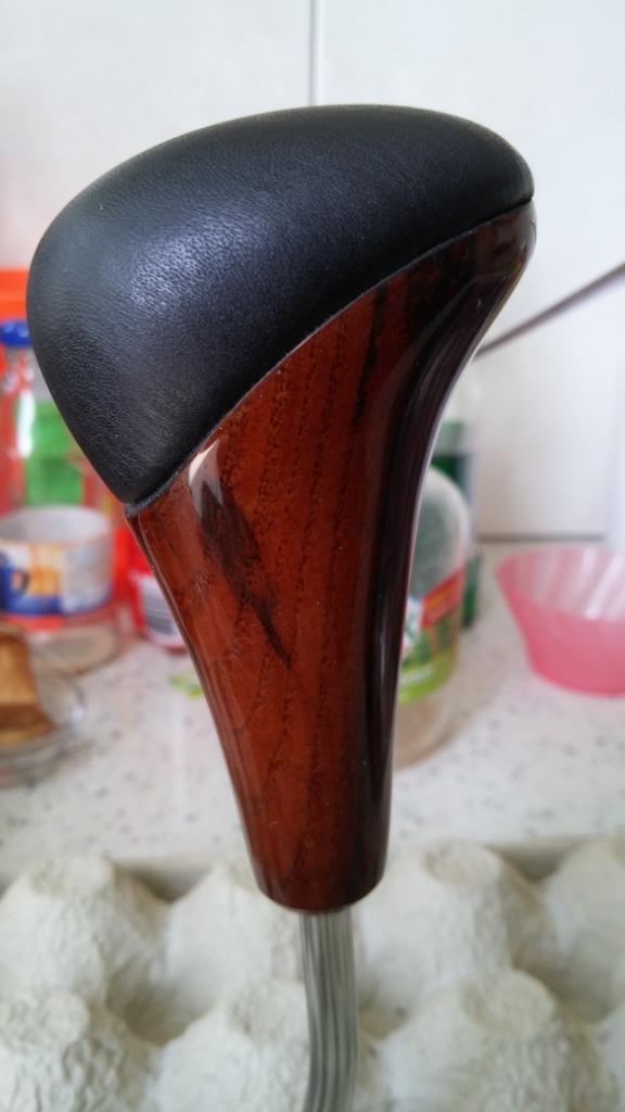 Mercedes w123 w124 w126 Houten pook met leer voor automaat, Auto-onderdelen, Interieur en Bekleding, Mercedes-Benz, Oldtimer onderdelen