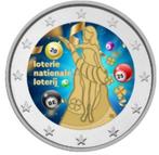 2 euro België 2025 Nationale Loterij gekleurd, Ophalen of Verzenden, België, 2 euro