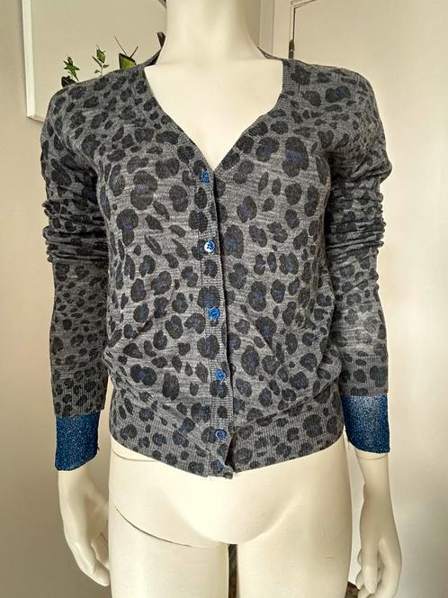 Pinko cardigan gris bleu pailleté motif léopard Taille, Vêtements | Femmes, Pulls & Gilets