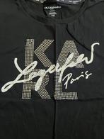 Karl Lagerfeld T-shirt zwart Maat M, Verzenden, Zo goed als nieuw, Maat 38/40 (M), Zwart