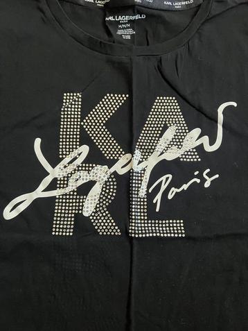 Karl Lagerfeld T-shirt zwart Maat M beschikbaar voor biedingen