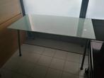 Glazen tafel, in hoogte verstelbaar, In hoogte verstelbaar, Gebruikt, Ophalen, Bureau