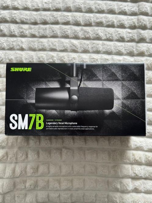 Shure SM7B - Microfoon nieuw, nooit gebruikt, Muziek en Instrumenten, Microfoons, Nieuw, Studiomicrofoon, Ophalen of Verzenden