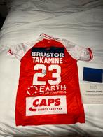 Matchworn en gesigneerd shirt Takamine Kvkortrijk 24/25, Verzamelen, Sportartikelen en Voetbal, Ophalen, Shirt