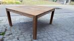 Massief houten teaken tafel, Ophalen of Verzenden, Zo goed als nieuw